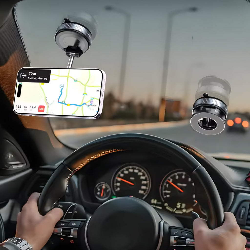 Vacuum Magnet Phone Bracket – Strong Hold, Flexible Viewing