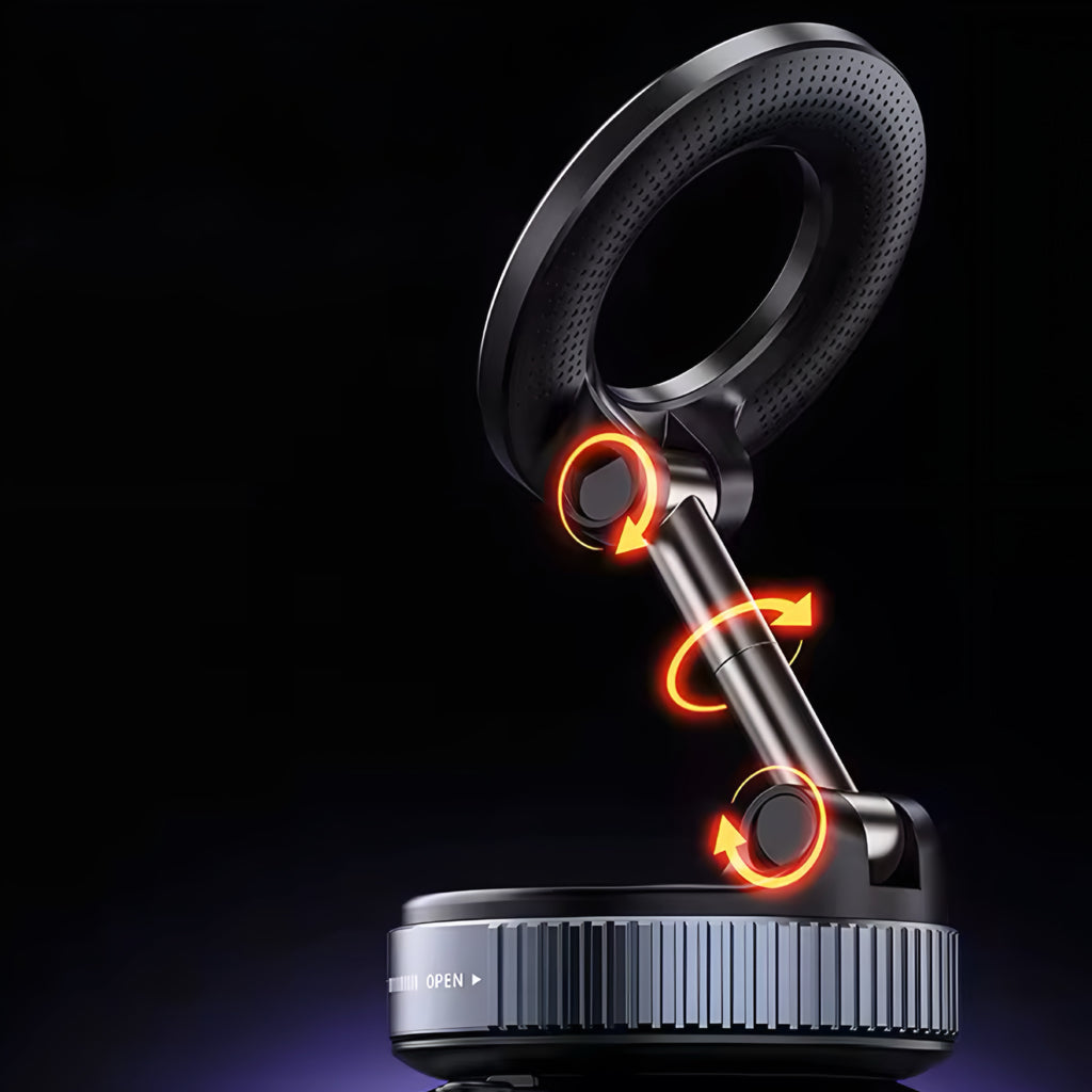 Vacuum Magnet Phone Bracket – Strong Hold, Flexible Viewing