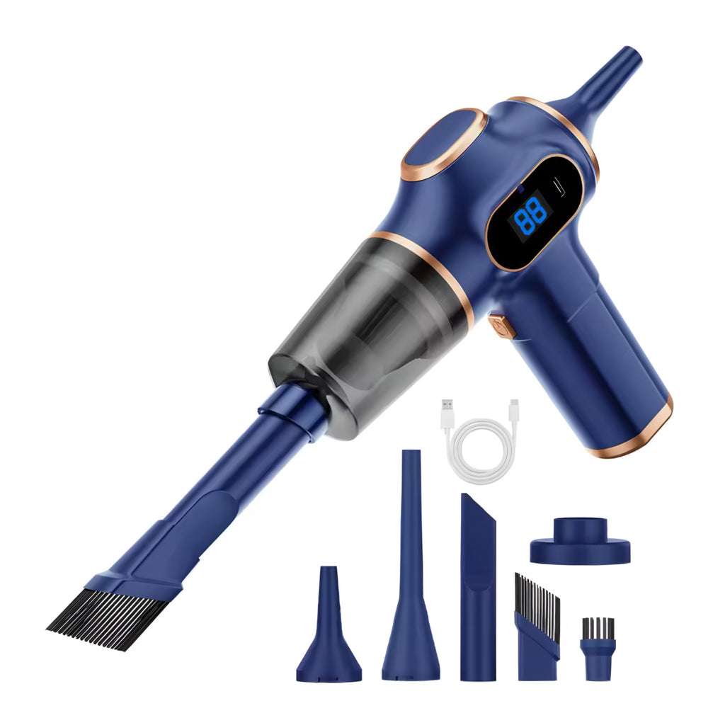 ABS Wireless Car & Home Vacuum Cleaner – Powerful Mini Vacuum for Car, Sofa & Office