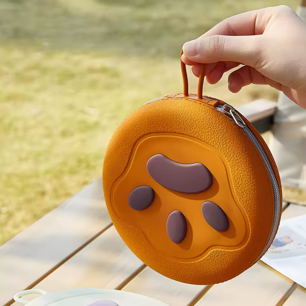 2-in-1 Foldable Silicone Dog Bowl – Portable Travel Feeding Solution