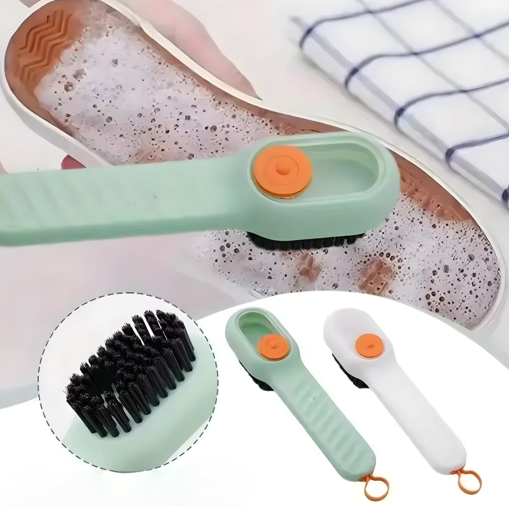 Multifunctional Shoe Cleaning Brush with Built-in Soap Dispenser