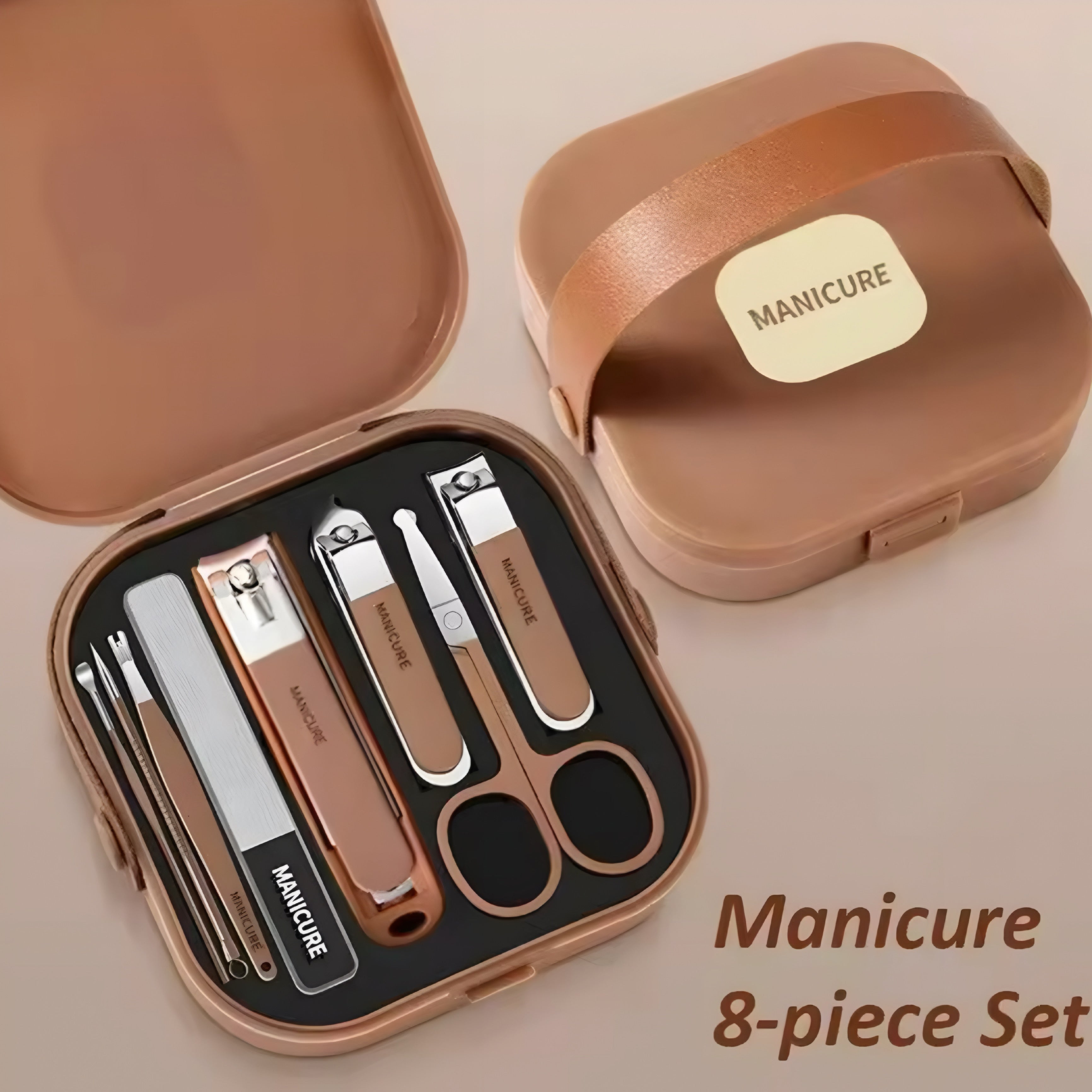 Stainless Steel Manicure Kit – Sharp, Durable & Travel-Ready