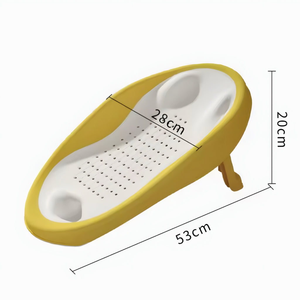 Foldable Baby Bath Seat with Ergonomic Backrest