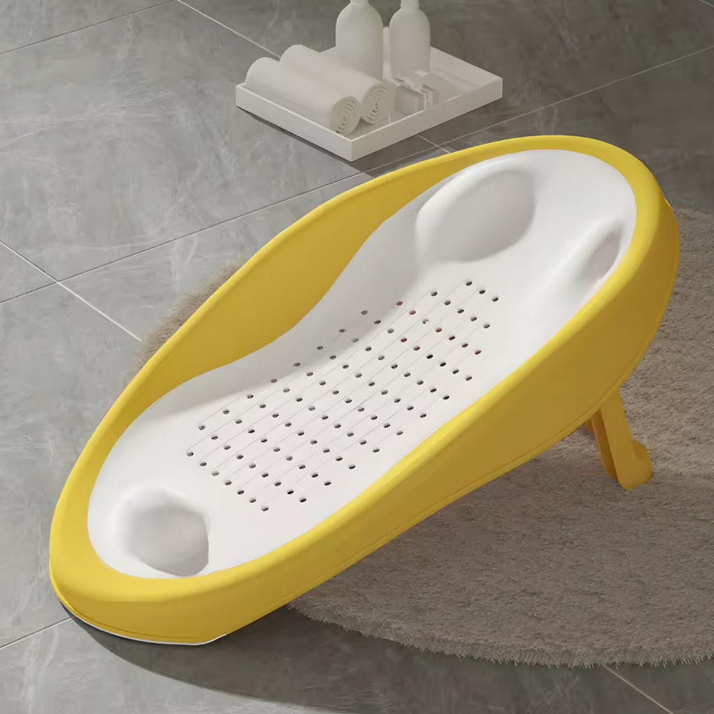 Foldable Baby Bath Seat with Ergonomic Backrest