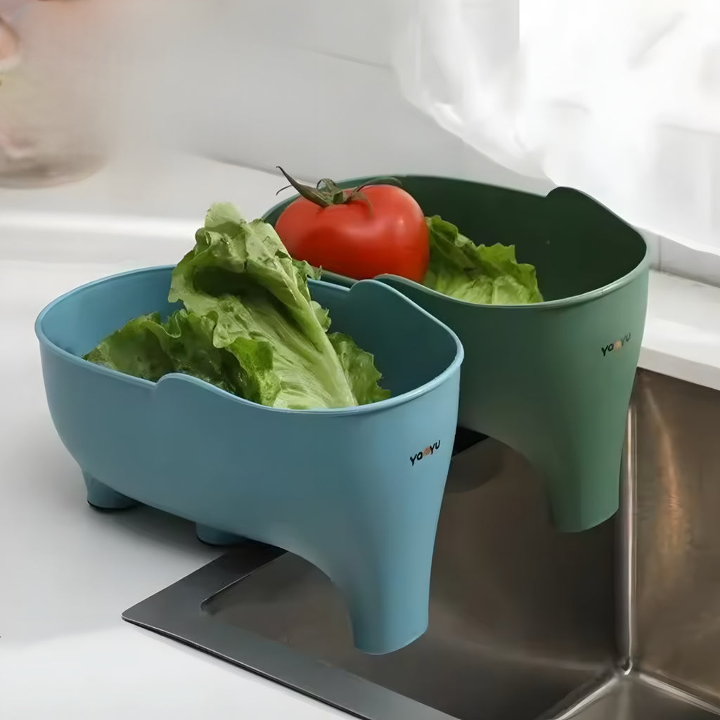 Elephant Drain Basket – Cute, Smart & Multi-Functional