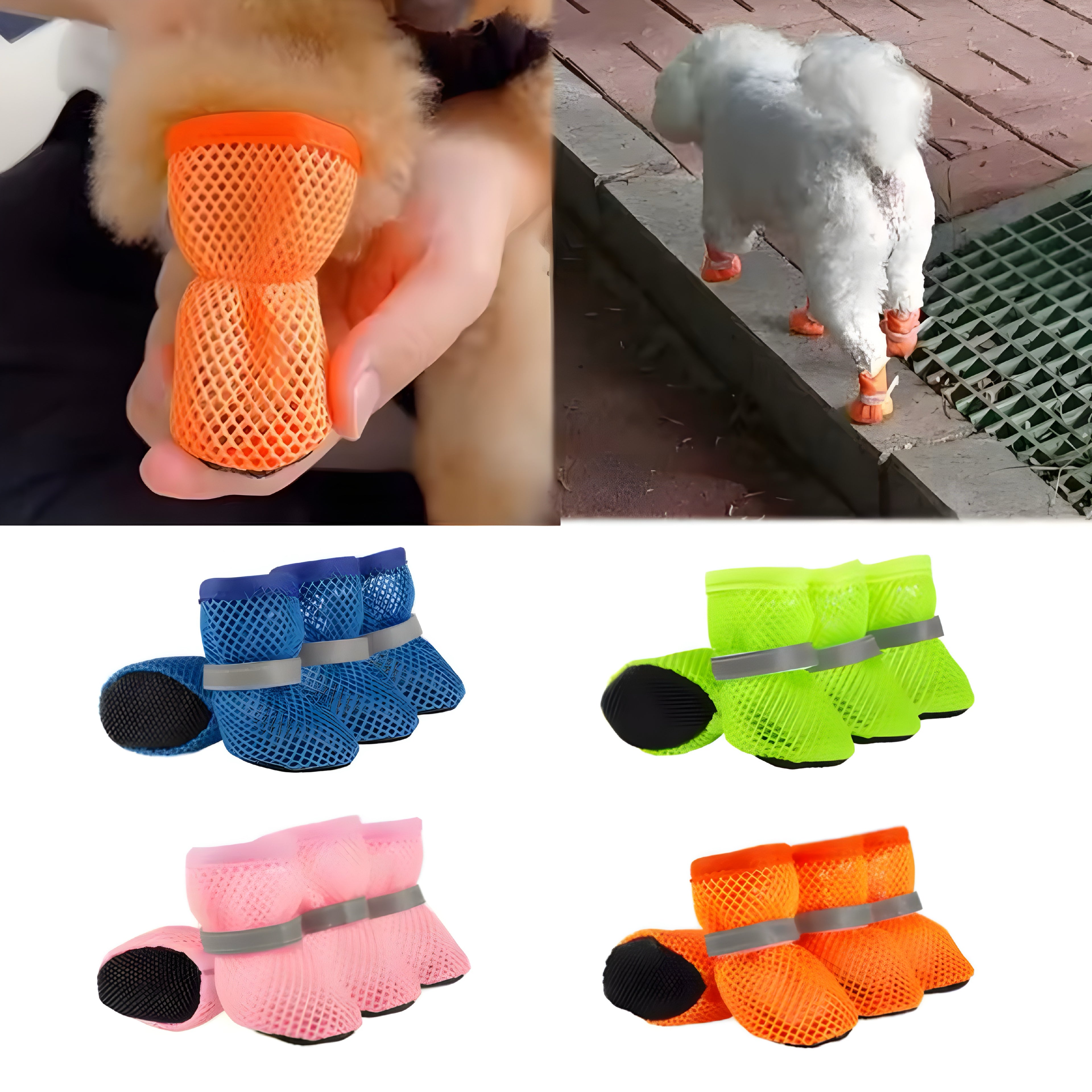 Fashion Breathable Dog Mesh Shoes