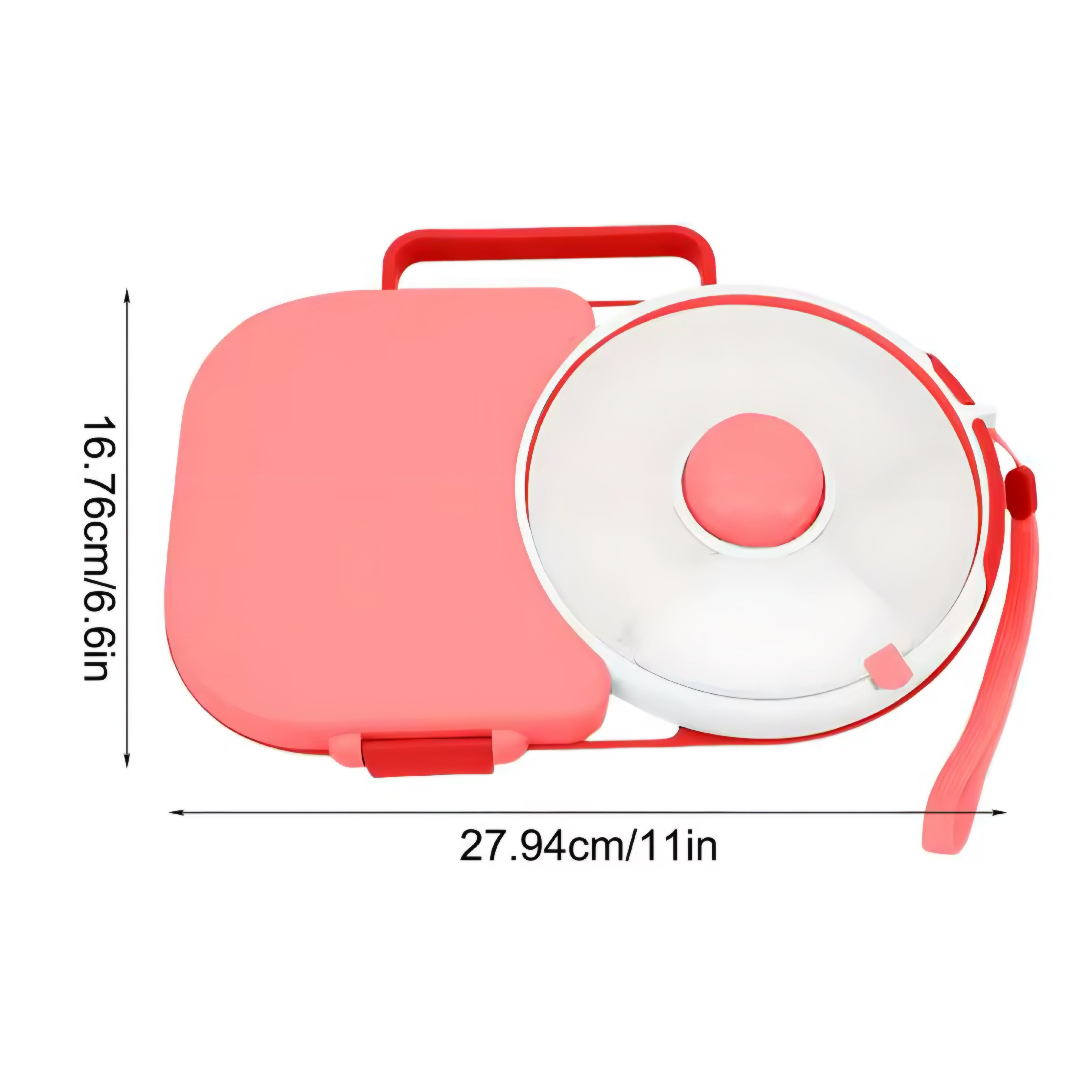 Kids Rotating Lunch Box with Snack Spinner